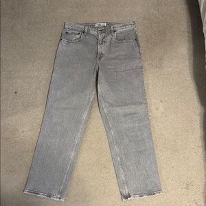 Abercrombie & Fitch Gray Straight Jeans